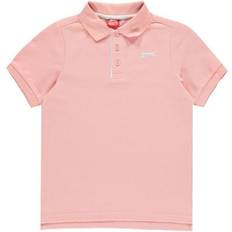 Knapper - Pink Polotrøjer Slazenger Junior Boy's Plain Polo Shirt - Pink