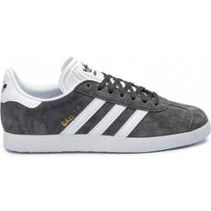 Adidas 41 - Dame - SPD Sneakers adidas Gazelle - Dark Grey Heather/White/Gold Metallic