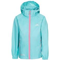 Turkis Skaljakker Trespass Kid's Qikpac X Packaway Jacket - Aquamarine