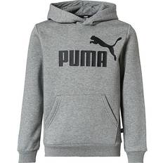 Puma 98 Børnetøj Puma Essentials Big Logo Youth Hoodie - Medium Gray Heather (586965-03)