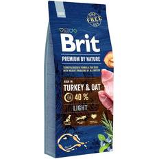 Brit Hunde Kæledyr Brit Premium by Nature Light Turkey & Oat 15kg