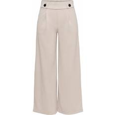 Plisseret - Polyester Bukser & Shorts Jacqueline de Yong Geggo New Long Pants - Grey/Chateau Gray