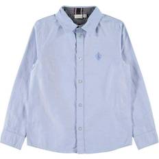 152 - Lange ærmer Skjorter Name It Cotton Shirt - Blue/Campanula (13169166)