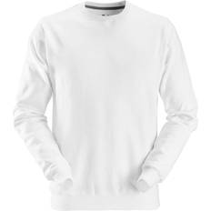 Ballonærmer - Fleece - Hvid Tøj Snickers Workwear Sweatshirt - White