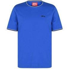 Slazenger Blå T-shirts & Toppe Slazenger Tipped T-shirt - Royal Blue
