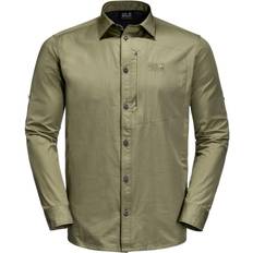 Jack Wolfskin Lakeside Roll-Up Shirt - Khaki