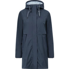 Kari Traa Polyester Regnjakker & Regnslag Kari Traa Women's Tvildemoen Long Jacket - Marine