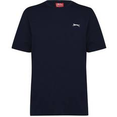 Slazenger Blå T-shirts & Toppe Slazenger Plain T-shirt - Navy