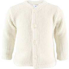 50 - Hvid Trøjer Joha Wool Cardigan - Nature (16591-917 -69)