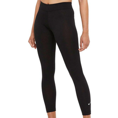 Nike 48 - Dame Tights Nike Women's Sportswear Essential 7/8 Mid-Rise Leggings - Black/White