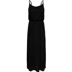 Elastan/Lycra/Spandex - Lange kjoler - S - Sort Only Sleevless Maxi Dress - Black