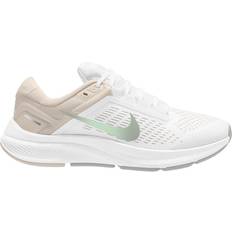 Nike 12 - 35 - Dame Sneakers Nike Air Zoom Structure 24 W - White/Barely Green/Light Soft Pink