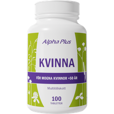 B-vitaminer - Kalium Vitaminer & Mineraler Alpha Plus Kvinna 100 stk
