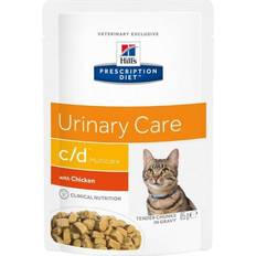 Hill's Katte - Vådfoder Kæledyr Hill's Prescription Diet c / d Urinary Care Multicare with Chicken