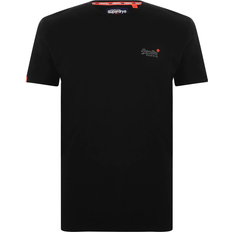 Superdry Sort T-shirts Superdry Small Chest Logo T-shirt - Black