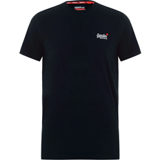 Superdry Bomuld T-shirts & Toppe Superdry Small Chest Logo T-shirt - Navy