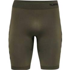 Hummel Elastan/Lycra/Spandex - Grøn Shorts Hummel First Seamless Short Men - Grape Leaf