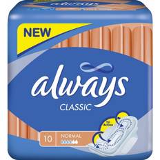 Always Menstruationsbeskyttelse Always Classic Normal with Wings 10-pack