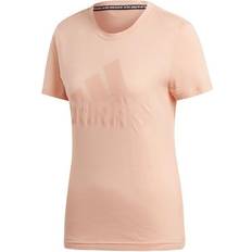 48 - Bomuld - Dame - XXL T-shirts adidas Women Must Haves Badge of Sport T-shirt - Glow Pink