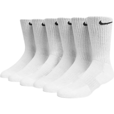 Herre - L Tøj Nike Everyday Cushioned Training Crew Socks Unisex 6-pack - White/Black