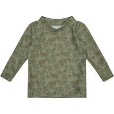 6-9M UV-trøjer Børnetøj Petit by Sofie Schnoor Lionel T-shirt LS - Green (P211440-3048)