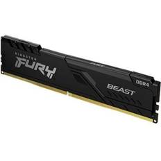 2666 MHz - 4 GB - DDR4 RAM Kingston Fury Beast Black DDR4 2666MHZ 4GB (KF426C16BB/4)