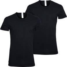 Sloggi S T-shirts Sloggi 24/7 T-shirt 2-Pack - Black