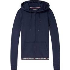 Tommy Hilfiger 12 - Dame Sweatere Tommy Hilfiger Cotton Terry Lounge Hoody - Navy Blazer