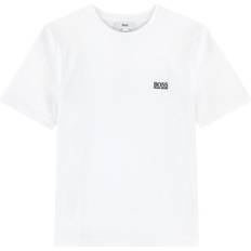 Hugo Boss T-shirts Børnetøj Hugo Boss Logo T-Shirt - White (J25P01-10B)