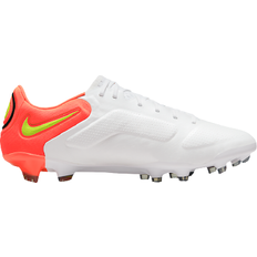 Nike Syntetisk Fodboldstøvler Nike Tiempo Legend 9 Elite FG - White/Bright Crimson/Volt