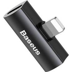 Kabeladaptere - Rød Kabler Baseus Lightning - 2xLightning M-F Adapter