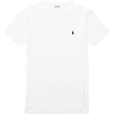 Polo Ralph Lauren Denimshorts - Herre Overdele Polo Ralph Lauren Short Sleeve Crew Neck Jersey T-shirt - White/Navy
