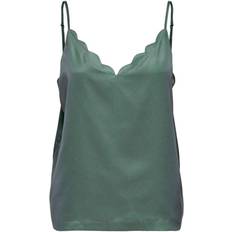 Only Grøn Overdele Only Loose Cami - Green/Balsam Green