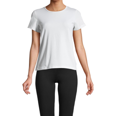 Casall Elastan/Lycra/Spandex Overdele Casall Essential Mesh Detail T-shirt - White