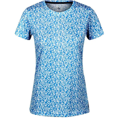 26 - Blå T-shirts Regatta Women's Fingal Edition T-Shirt - Blue Aster Floral Bloom