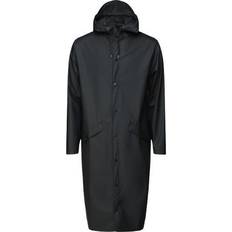 Rains Dame - Skaljakker Tøj Rains Longer Jacket Unisex - Black