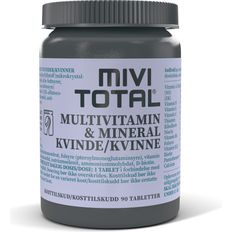 B-vitaminer - Kalcium Vitaminer & Mineraler Mivitotal Woman 90 stk