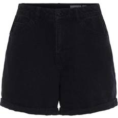 40 - Dame - W32 Shorts Vero Moda Nineteen Denim Mom Shorts - Black