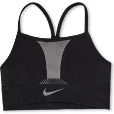 Nike Polyester Undertøj Nike Dri-Fit Indy Sports Bra - Black/Black