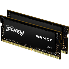 2666 MHz - 32 GB - SO-DIMM DDR4 RAM Kingston Fury Impact SO-DIMM DDR4 2666MHz 2x16GB (KF426S16IBK2/32)