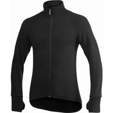 Dame - Merinould - S Sweatere Woolpower Full Zip Jacket 400 Unisex - Black