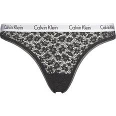 Calvin Klein Blomstrede Undertøj Calvin Klein Caros Lace Brazilian Briefs - Black