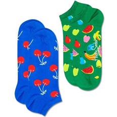 Happy Socks Fruit Low Socks 2-pack - Blue/Green