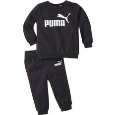 Puma 98 Tracksuits Puma Infant + Toddler Essentials Minicats Jogger Suit - Cotton Black (846141-01)