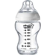 Tommee Tippee Tåler maskinvask Sutteflasker Tommee Tippee Closer to Nature Glass Baby Bottle 250ml