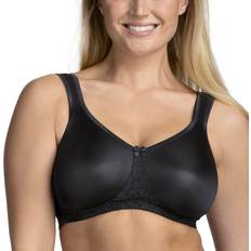 Miss Mary Polyester Undertøj Miss Mary Smooth Lacy Non Wired T-shirt Bra - Black
