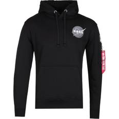 8 - Herre - Sort Sweatere Alpha Industries Hooded Sweatshirt - Black