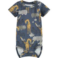 Name It Printed Romper - Blue/Vintage Indigo (13194241)