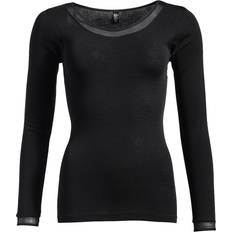 48 - Rund hals T-shirts Femilet Juliana Long Sleeves T-shirt - Black