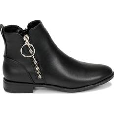 Only Dame Støvler Only Flat Boots - Black
